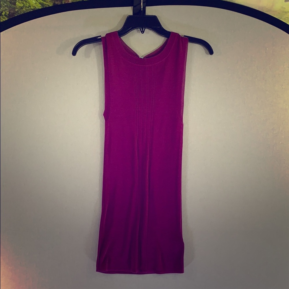 Pink silk Marciano knit top